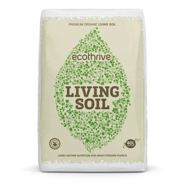 Ecothrive Living Soil 40L - Premium Organic Super Soil for Healthy Plants