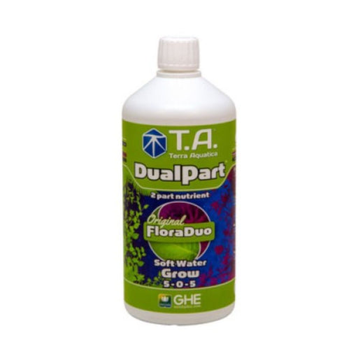 Highly concentrated, true 2-part nutrient system for hydroponics, coco and soil.