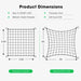 Elastic Trellis Netting with 4 Hooks Multi Size